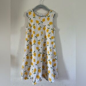 Hanna Andersson Lemon Patterned Kids Dress